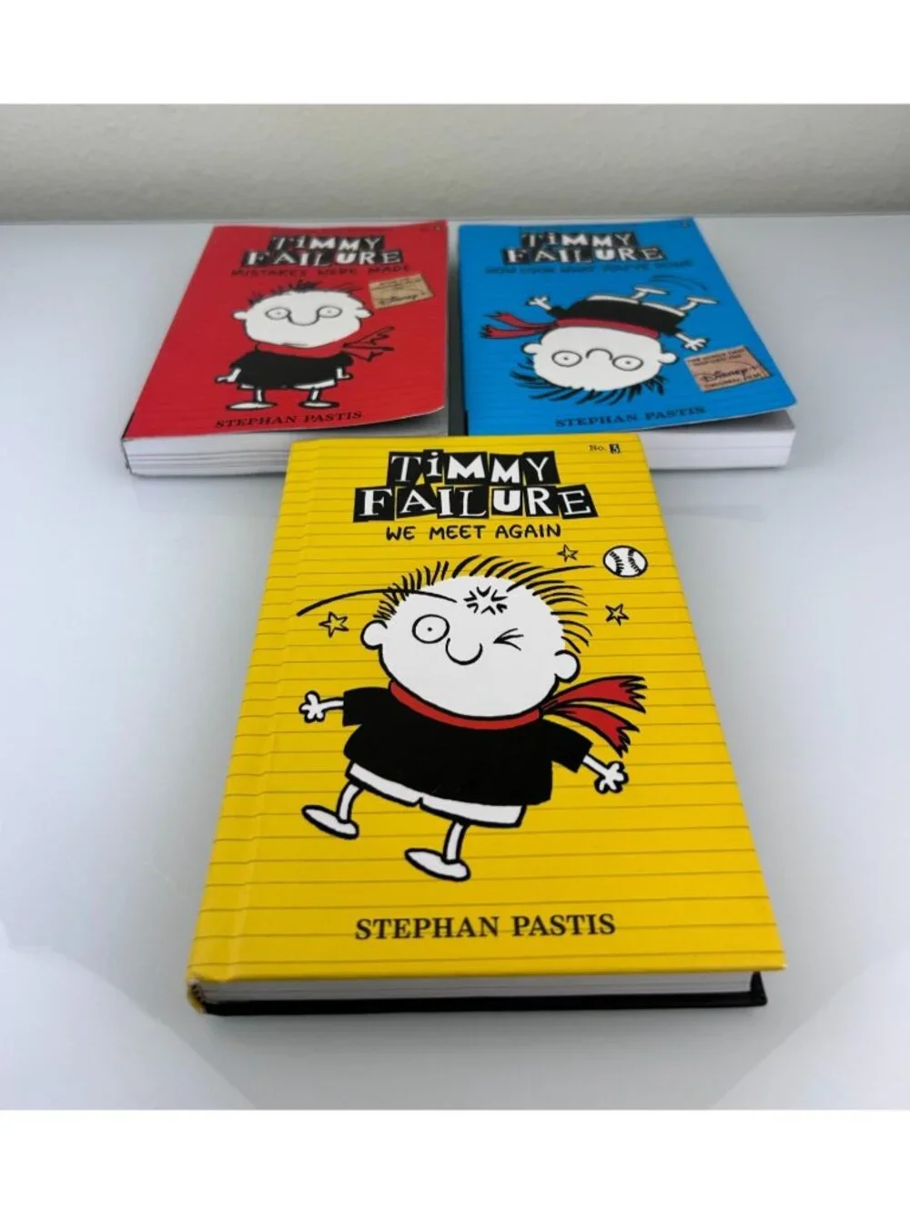 Timmy Failure Books 1 2 & 3 Stephan Pastis Age 8-12 Chapter Book Illustrated